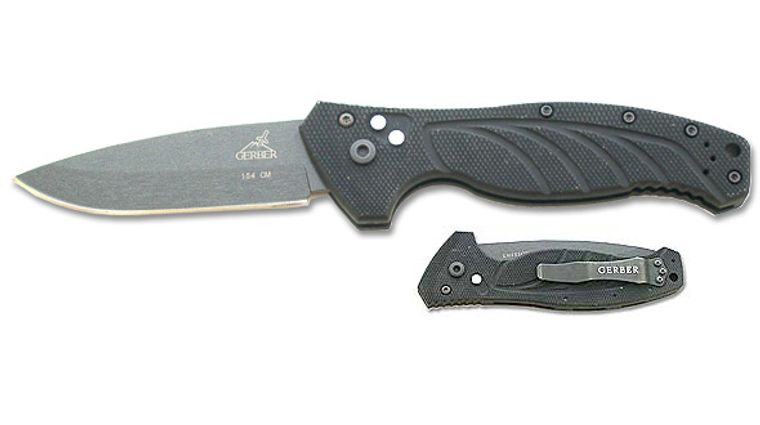 Gerber Emerson Alliance Tactical AUTOMATIC Opener Black Plain Edge