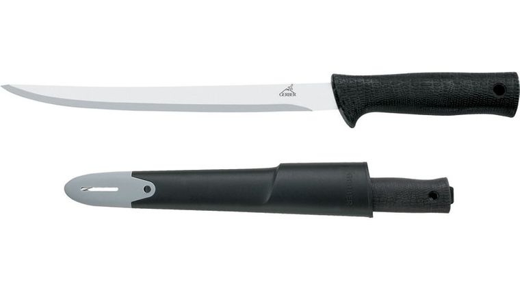 Gerber Gator Fillet Knife 9 Blade with Plastic Sheath - KnifeCenter -  22-42765 - Discontinued
