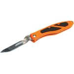 Havalon Piranta-Edge Skinning Knife 2-3/4 inch Replaceable Blade, Blaze Orange Handles