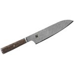 Zwilling J.A. Henckels Miyabi Black 5000MCD67 7 inch Damascus Santoku Knife, Big Leaf Maple Burl Wood Handle