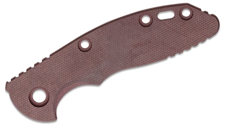 Rick Hinderer Knives Burgundy Canvas Micarta Scale for XM-18 3