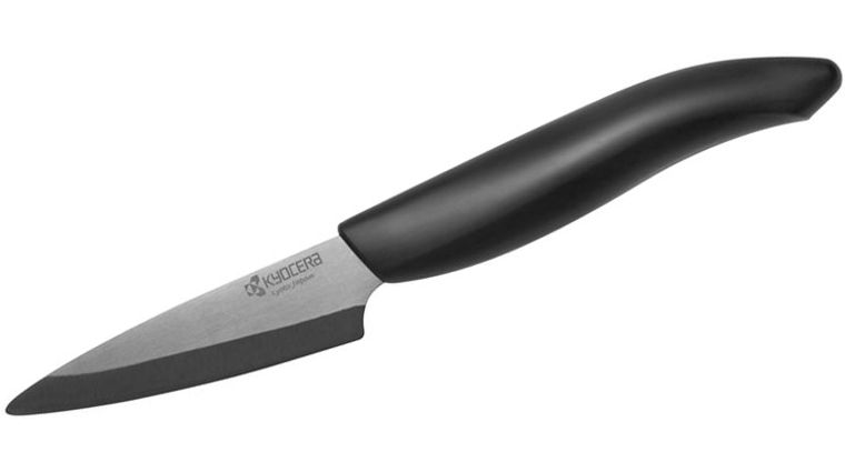 Kyocera Advanced Ceramic Revolution Series 3-inch Paring Knife White Handle 