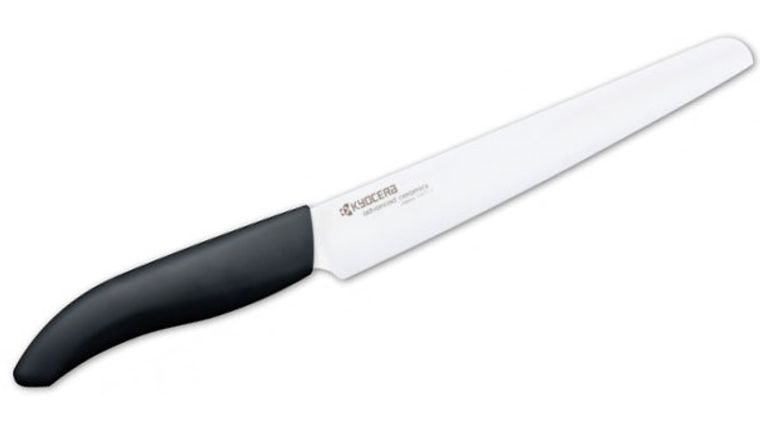 Kyocera Advanced Ceramic Revolution Series 3-inch Paring Knife, Orange  Handle, White Blade