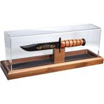 KA-BAR 1431 Wood-Base Dome Presentation Case