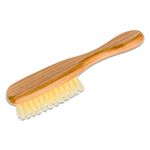 Kent Brushes BA10 Cherry Wood Super Soft Pure White Bristle Baby Hair Brush