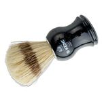 Kent VS60 Pure Bristle Badger Effect Shave Brush, Black Handle