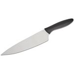 Kershaw 1780 8 inch Chef's Knife, Black Polypropylene Handle, Slotted Sheath