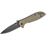 Kershaw Emerson 6054BRNBLK CQC-4K Folding Knife 3.25 inch Black Blade, Brown G10 and Stainless Steel Handle