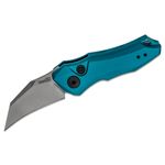 Kershaw Knives-KAI USA Ltd. - Sharp and snappy — now with a touch of color.  The new automatic Launch 8 - Teal has hit dealer shelves! #KershawLaunch8  #MadeInUSA