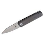 Kizer Cutlery Ki3499C2 Justin Lundquist Feist Front Flipper Knife 2.83 inch S35VN Drop Point Blade, Carbon Fiber Handles