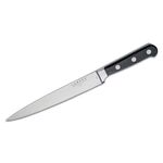 Lamson USA 8 inch Midnight Forged Carving Knife, Black G10 Handle