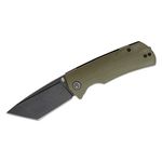 Petrified Fish PFP01F Beluga Fixed Blade Knife 3.62 N690 Satin Drop Point,  Black G10 Handles, Kydex Sheath - KnifeCenter - PFP01FDS