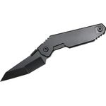 Quartermaster QSE-9LT Mr. Strickland Folding Knife 4 inch Blade, Limo Tint Black, Titanium Handles