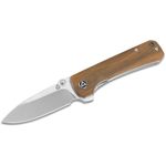 QSP Kitchen Knife 4'' Kritsuke Brass Copper Damascus Blade Desert Iron –  QSP KNIFE