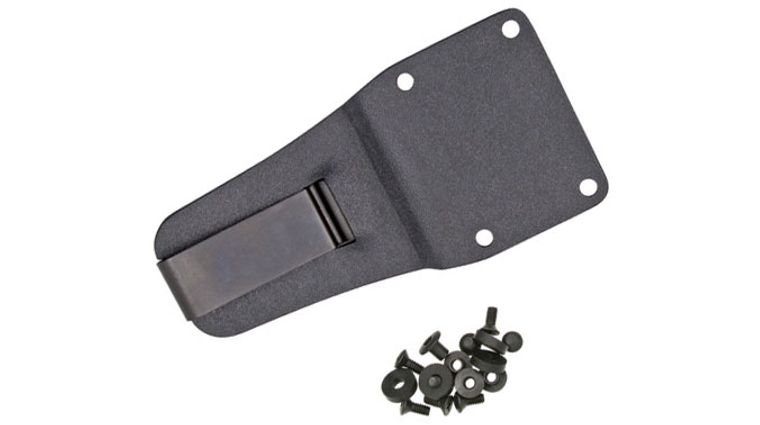 ESEE Knives ESEE-5/6 Molded Sheath Clip Plate, Black - KnifeCenter