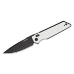 Black & Silver Square-Point Knife, 8″x1″x.072″, 15 gauge