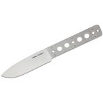 Real Steel Bushcraft Organic Knife Blank, 14C28N Stainless Steel Full Flat Grind Blade for Knife Makers