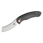 Hell Razor P Series Black Marbled Carbon Fiber Handle Black Stonewash – Red  Horse Knife Works