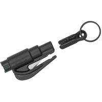 Resqme ResQMe Keychain 2.87" Black Plastic Rescue Tool 
