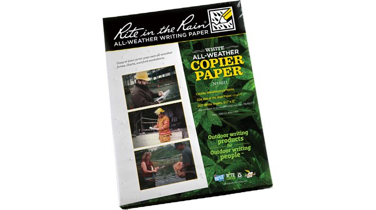 Rite in the Rain Loose Leaf Copier Paper 8-1/2 inch x 11 inch, 200 Sheets,  White