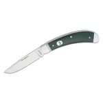 RoseCraft Blades Appalachian Jack Slipjoint Folding Knife 3.3 D2 Satin  Clip Point Blade, Black Micarta Handles with Stainless Bolster -  KnifeCenter - RCT003