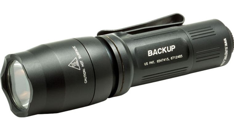 SureFire E1B Backup Ultra Compact Dual-Output LED Flashlight 
