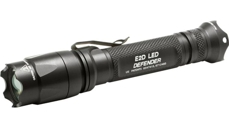 SureFire E2D LED Defender Dual-Output Tactical Flashlight, 200 Max 