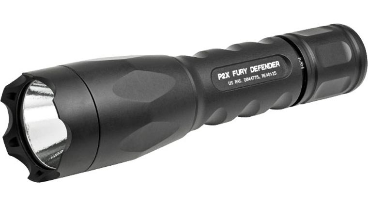 SureFire P2X Fury Defender Single-Output LED Flashlight, 500 