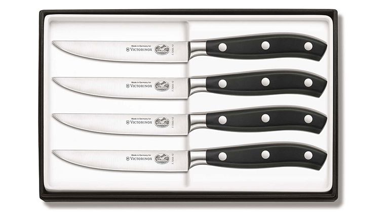 Victorinox Forschner Forged Cutlery 4 Piece Steak Knife Set Knifecenter 772434 Discontinued 9042