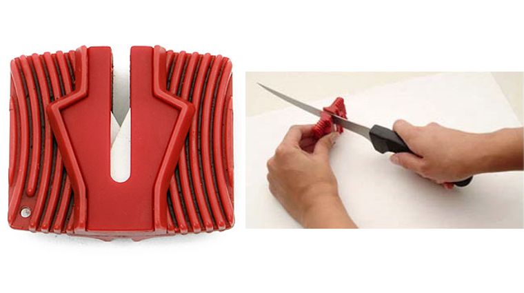 knife sharpener ceramic round fine red –