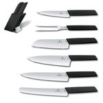 Victorinox Swiss Modern 2 Piece Serrated Steak Knife Set, Walnut Wood  Handles - KnifeCenter - 6.9000.12WG