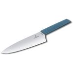 Victorinox Forschner Fibrox 7.5 inch Serrated Chef's Knife, Black TPE  Handle (Old Sku 40720)