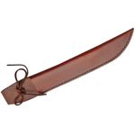 SH1159 Brown Leather Fixed Blade Knife Sheath 7 Inch