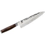 Shun TDM0760 Premier Asian Chef's Knife 7 inch Hammered Blade, PakkaWood Handle
