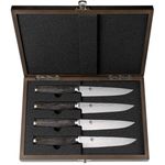 Shun TDM0706 Premier Chef's Knife, 8-Inch & Kai Diamond and Ceramic  Retractable Knife Sharpener (Bundle)