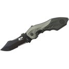 Smith & Wesson SWMP5LS M&P MAGIC Assisted Flipper 3.5 inch Black Combo Blade, Black Aluminum Handles with Rubber Inserts