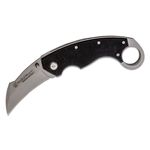 Smith & Wesson Extreme Ops Karambit 3 inch Bead Blast Blade, Black G10 Handles