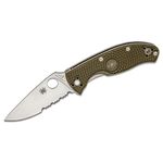 Spyderco Tenacious Folding Knife 3-3/8 Serrated Blade, G10 Handles -  KnifeCenter - C122GS