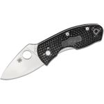 Navaja Spyderco Ambitious C148GP con Hoja de Acero 8Cr13MoV de 8,4 cm Filo  Liso y empuñadura de G-10 Negro de 9 cm para Caza, EDC. Camping, Gentleman,  Supervivencia y Bushcraft : 