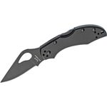 Spyderco Mini Paring Knife 2 Plain Wharncliffe Blade, Black Polypropylene  Handle - KnifeCenter - K09PBK