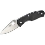 Spyderco Persistence Folding Knife 2.75 inch Satin Plain Blade, Black G10 Handles