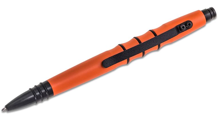 Tuff-Writer Precision Press Tactical Pen, Orange Cerakote with Black ...