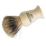 Taylor of Old Bond Street S377 Super Badger 12 cm Large Shaving Brush, Faux Ivory Handle