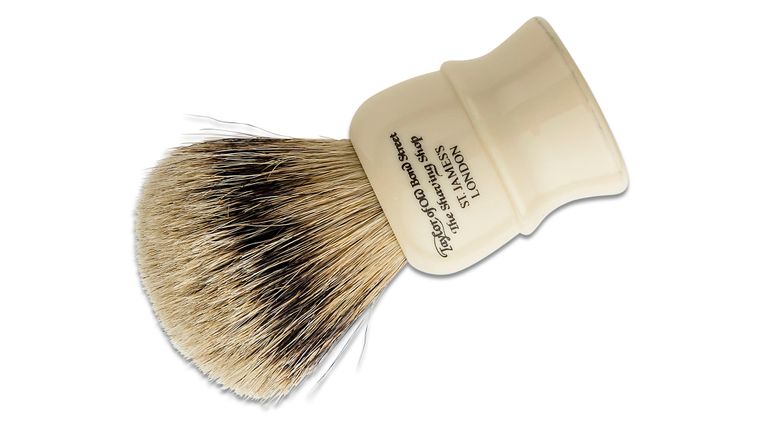 Taylor of Old Bond Street S41 Super Badger 13 cm Extra Large Shaving Brush, Faux Ivory Handle