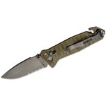 TB Outdoor CAC French Army Folding Knife, 3.62 Nitrox Black PVD Combo Drop  Point Blade, Sculpted OD Green PA6 Polymer Handles - KnifeCenter - 11060053