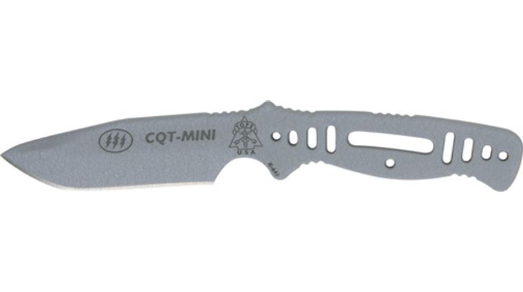 TOPS Knives CQT MINI 3 Neck Knife with Skeleton Handles - KnifeCenter -  TPCQTG02 - Discontinued