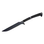 United Cutlery Black Ronin Tak-Kana Sword 14.625 inch Black Blade, Black Faux-Rayskin and Nylon Cord Wrapped Handle, Molded Polypropylene Sheath