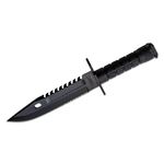 USMC Operation Mako Knife With Sheath – Stainless Steel Blade, Full-Tang,  Grippy TPU Handle Scales, Sawback – Length 16 1/2”