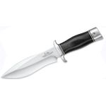 United Gil Hibben Survivor Bowie Knife 10 Sawback Blade, Micarta Handles, Leather  Sheath - KnifeCenter - GH5026