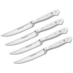 Wusthof Stainless Steel 4 Piece Steak Knife Set - KnifeCenter - 8460 -  Discontinued